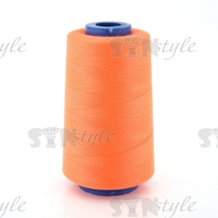 Нитки полиэстер 40/2, цвет №1135 (светло-оранжевый), 5000Y фото 1