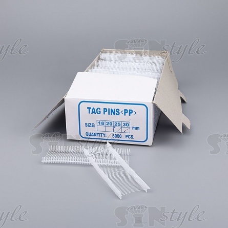 Соединитель-биркодержатель пластиковый, 25 мм, 5 000 шт/уп фото 1