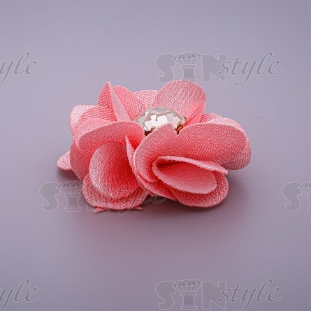 Цветочки декоративные, цвет розовый, размер 35 мм,  фото 2