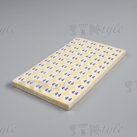 Размерник клеевой, размер 44, лист 66 шт, уп 50 лист фото 1