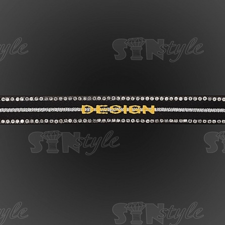 Лента декоративная со стразами на термоклеевой основе, ширина 15 мм, намотка 20 Y фото 1