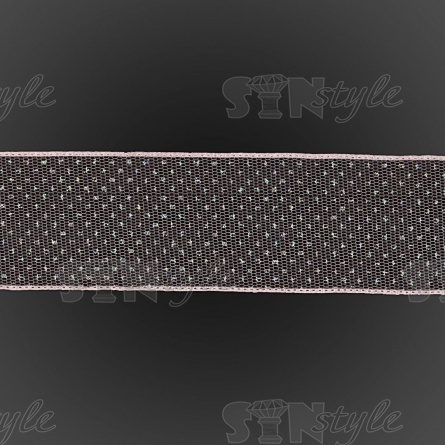 Лента капроновая, ширина 40 мм, намотка 25 ярдов, розовая  фото 3