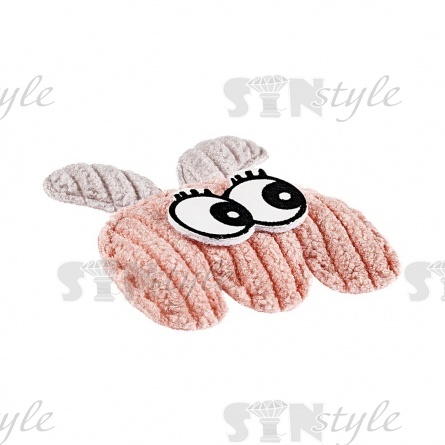 Аппликация 3D "Зайчик", цвет грязно-розовый, размер 40х43 мм фото 2