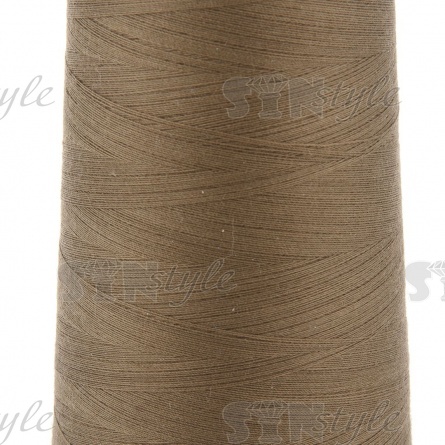 Нитки полиэстер 40/2, цвет №394 (светлый хаки), 5000Y, 12 шт/уп (E04) фото 2