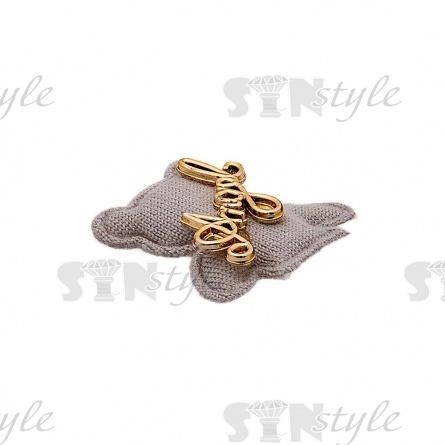 Аппликация 3D "Мишка", цвет серый, размер 20х25 мм фото 2