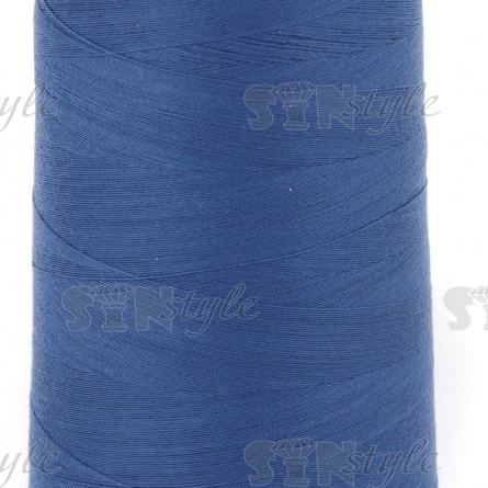 Нитки полиэстер 40/2, цвет №313 (серо-синий), 5000Y фото 2