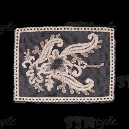 Аппликация кружевная пришивная фото 3