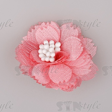 Цветочки декоративные, цвет грязно-розовый, диаметр 40 мм,  фото 1