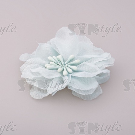 Цветочки декоративные, цвет мята, размер 50 мм,  фото 4