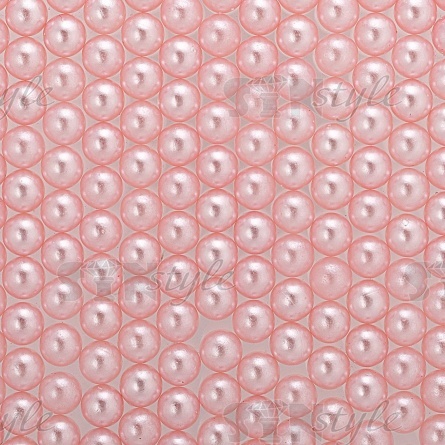 Бусины под жемчуг, размер 8 мм, цвет пудровый, вес 500г  фото 2