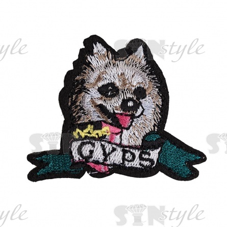 Термоаппликация "Собачка", размер 58х47 мм фото 1