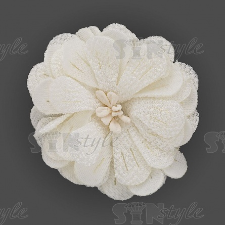 Цветочки декоративные, цвет шампань, размер 55 мм,  фото 1