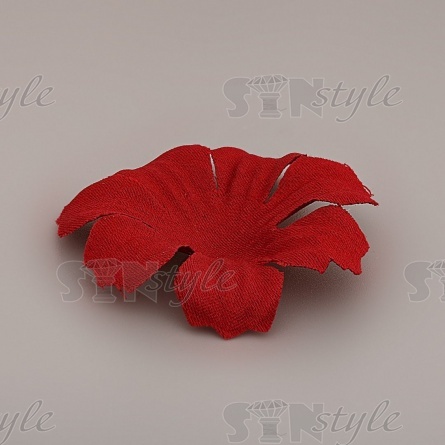Цветочки декоративные, цвет бордовый, размер 35 мм, фото 2