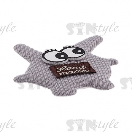 Аппликация 3D, цвет серый, размер 45х45 мм фото 2