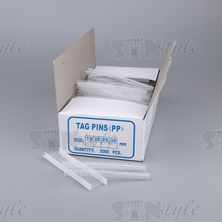 Соединитель-биркодержатель пластиковый, 18 мм, 5 000 шт/уп фото 1