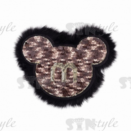 Аппликации пайетки, размер 260х200 мм фото 1