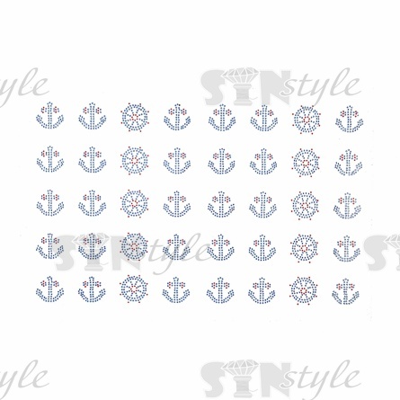 Аппликация из страз фото 1