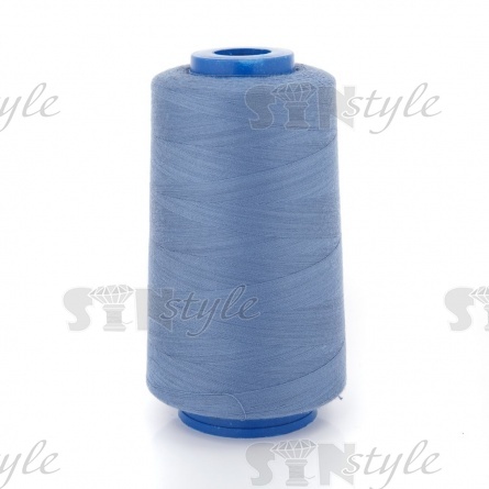 Нитки полиэстер 40/2, цвет №2028 (голубой), 5000Y фото 1
