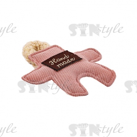 Аппликация 3D, цвет грязно-розовый, размер 45х45 мм фото 2