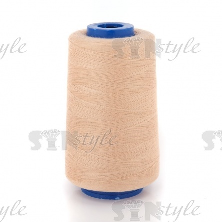 Нитки полиэстер 40/2, цвет №457 (приглушенный бежевый), 5000Y фото 1