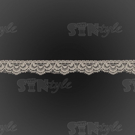 Кружево эластичное, ширина 20 мм, цвет молочный, намотка 15 ярдов фото 1