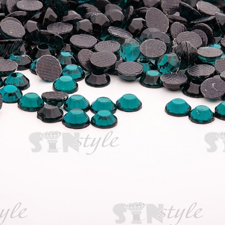 Стразы термоклеевые акриловые SS16, цвет бирюзовый, 20160 шт фото 1