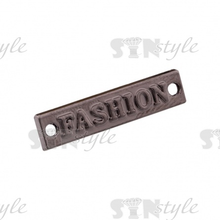 Брошь-игла металлическая со стразами, размер 20х90 мм, цвет золото+белая страза фото 4