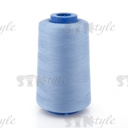 Нитки полиэстер 40/2, цвет №2005 (голубой), 5000Y фото 2