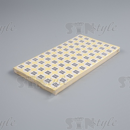 Размерник клеевой, размер XXXL, лист 66 шт, уп 50 лист фото 1