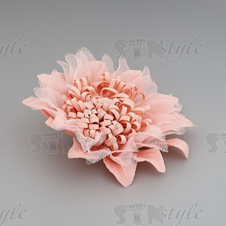 Цветочки декоративные, цвет грязно-розовый, размер 60 мм,  фото 2