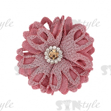 Цветочки декоративные, цвет пурпурный, размер 40 мм,  фото 1