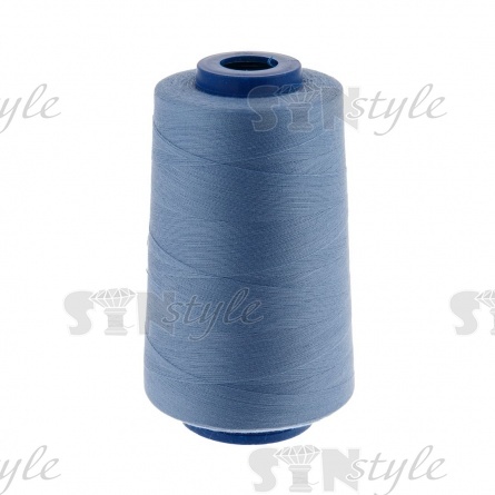 Нитки полиэстер 40/2, цвет №328 (приглушенно-синий), 5000Y фото 1