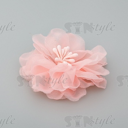 Цветочки декоративные, цвет грязно-розовый, размер 50 мм,  фото 2