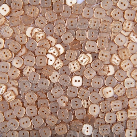 Пуговица пластиковая на два прокола, размер 20L, цвет №278 (капучино) фото 3