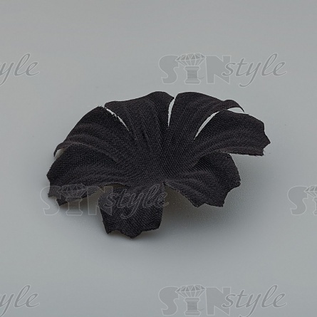 Цветочки декоративные, цвет черный, размер 35 мм,  фото 2