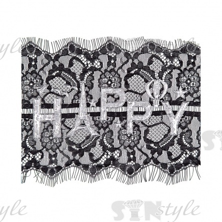 Аппликация кружевная пришивная, размер 230х200 мм фото 1