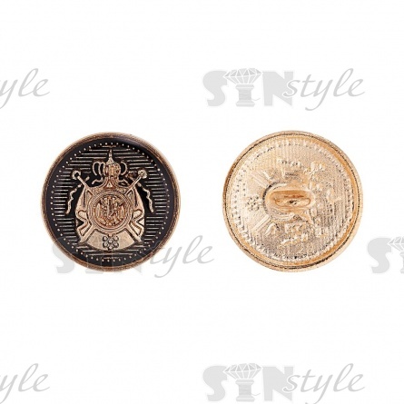 Пуговица металлическая 28L фото 1