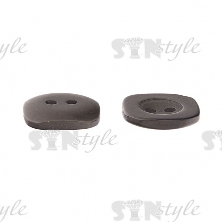 Пуговица пластиковая на два прокола, размер 20L, цвет №11 (темно-зеленый) фото 2