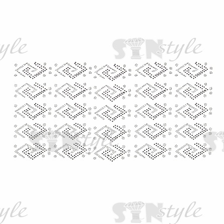 Аппликации из стеклянных страз  фото 1