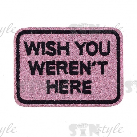 Термоаппликация текстильная, размер 73х53 мм фото 1