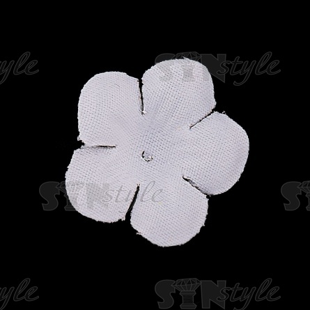 Цветочки декоративные, цвет белый, размер 23 мм и 32 мм,  фото 1