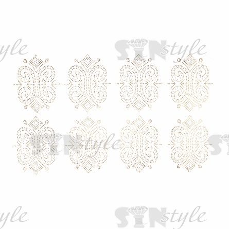 Аппликации из стеклянных страз  фото 1