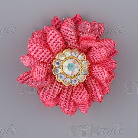 Цветочки декоративные, цвет грязно-розовый, размер 30 мм,  фото 1