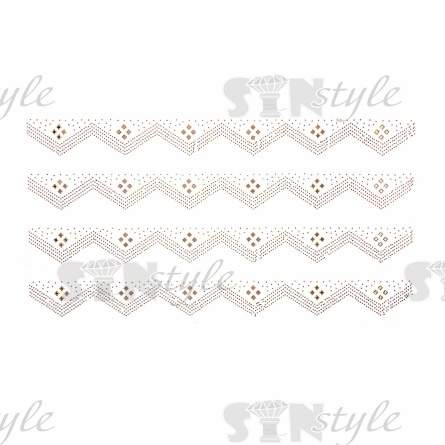 Аппликация из страз фото 1