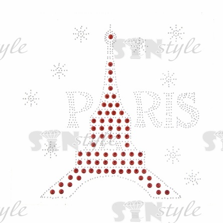 Термоаппликация из страз, размер 240х210 мм фото 1