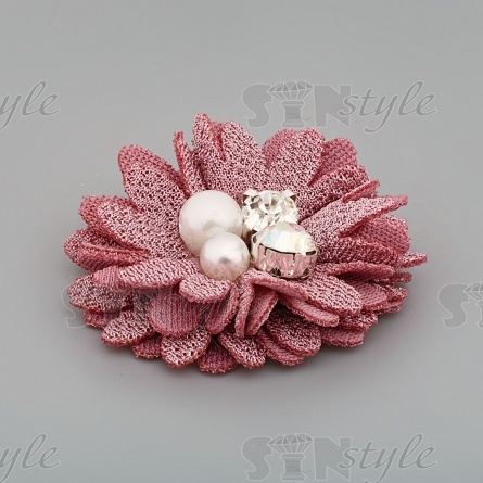 Цветочки декоративные, цвет пурпурный, размер 40 мм,  фото 2