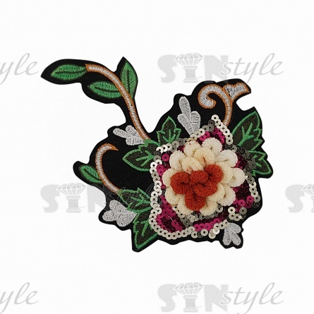 Аппликация пришивная, размер 175 х 135 мм фото 2