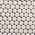 Бусины под жемчуг, размер 8 мм, цвет молочный, вес 500г фото 1