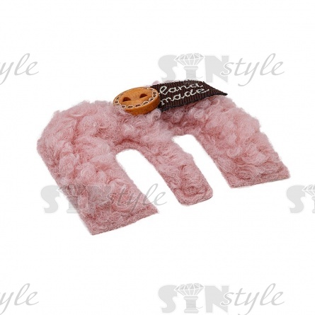 Аппликация 3D "Фонтанчик", цвет розовый, размер 50х40 мм фото 2