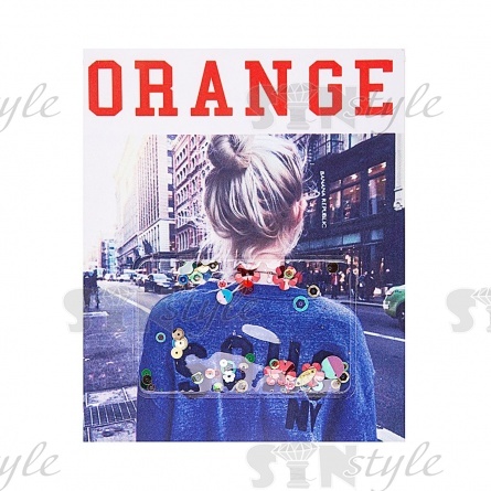 Аппликация текстильная пришивная, размер 135 мм х 170 мм фото 1